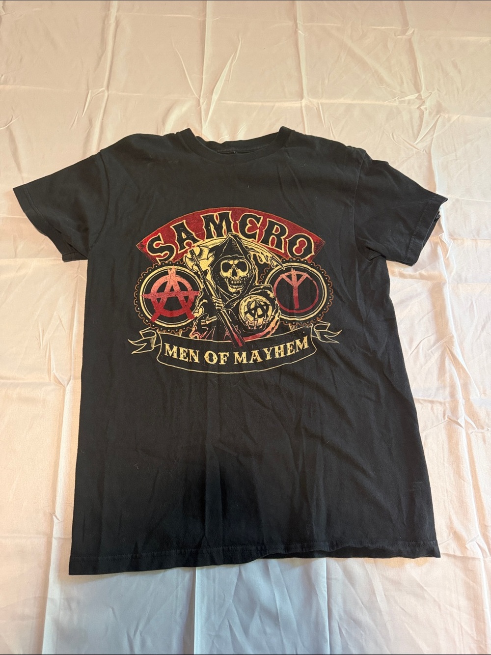 Men of Mayhem Black Graphic Tee
